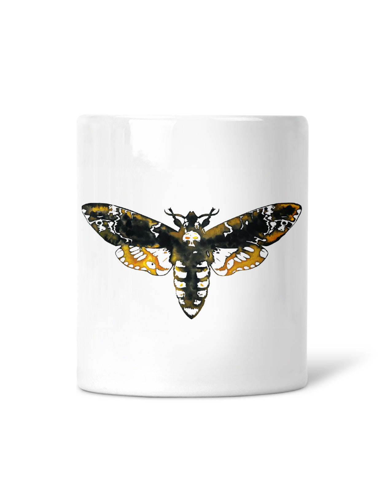 Death's Head Hawkmoth Ceramic Pot