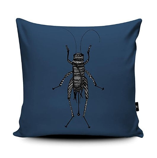 Navy Cricket Cushion